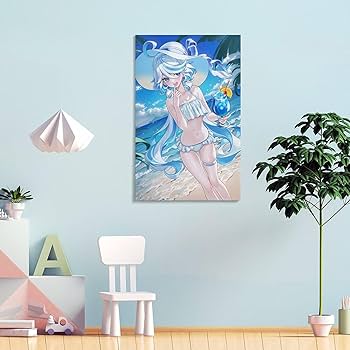 Amazon.co.jp: 原の神です「フリーナ」トポスター (2) 壁飾り